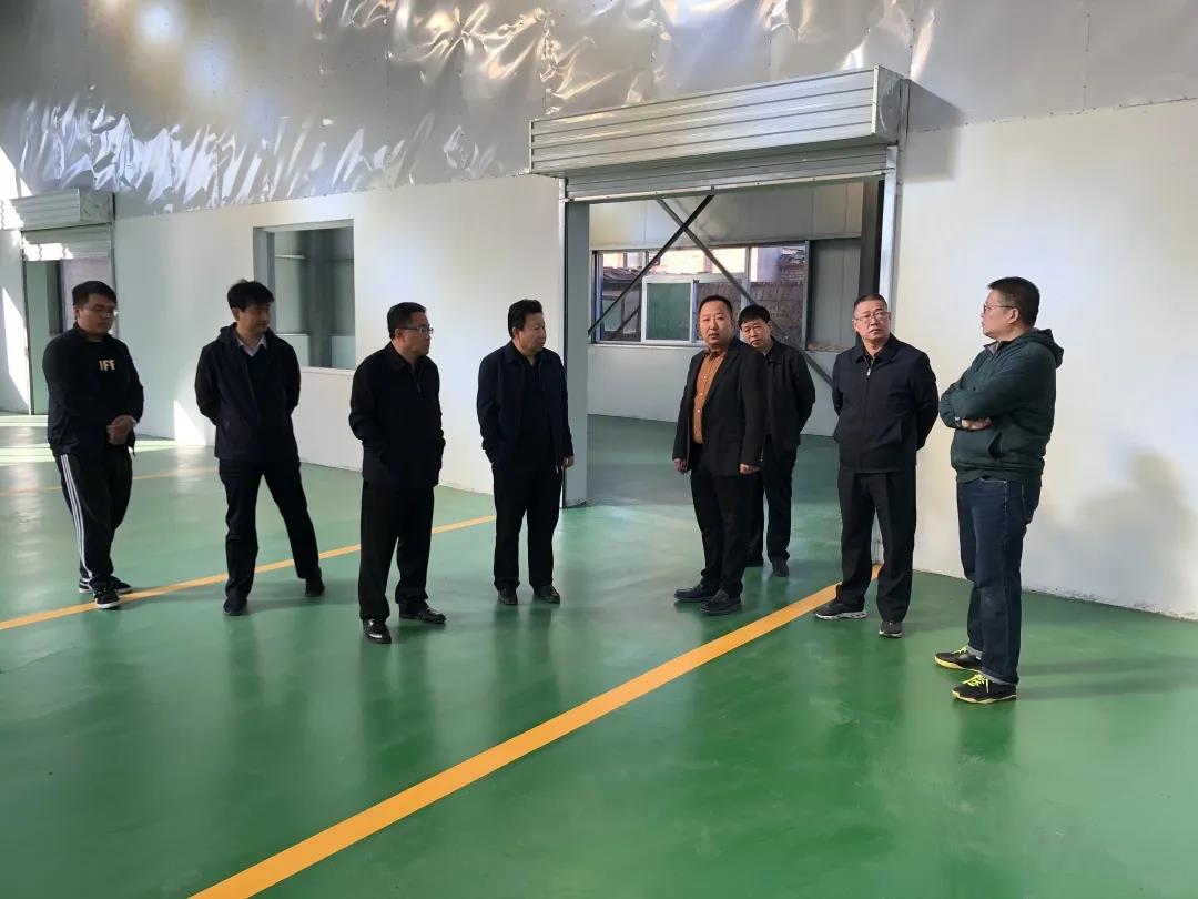省财政厅及县领导莅临泊
